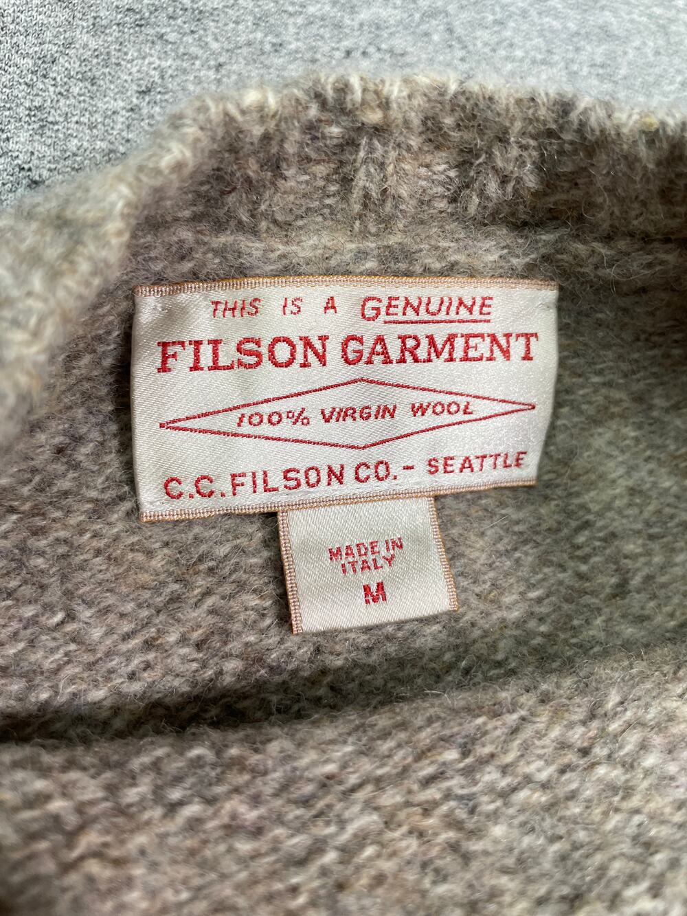 Vintage 90s C.C. Filson Co. Wool Crewneck Sweater - Picture 3 of 5